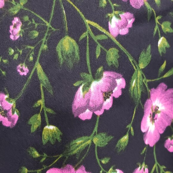 Banana Republic Floral Satin Wrap Top - Picture 12 of 13